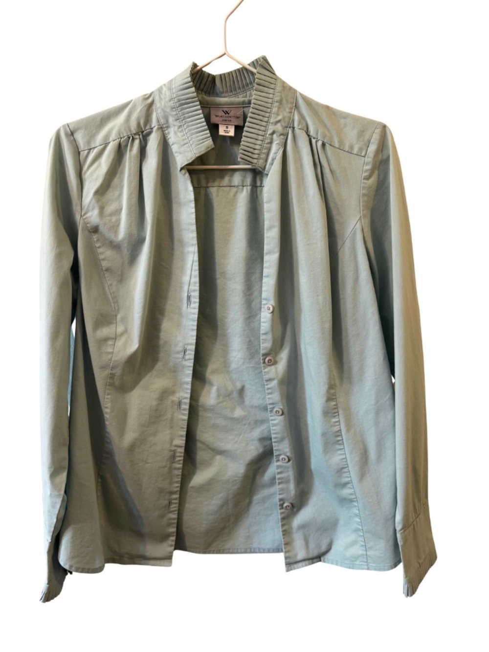 Vintage Worthington Button Up - Pleated Collar